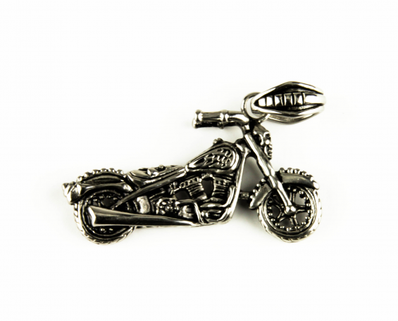DIJE MOTOCICLETA DE ACERO INOXIDABLE