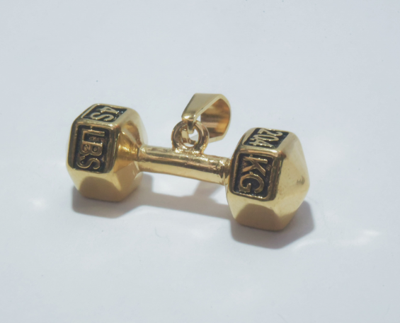 Dije de pesa dorado