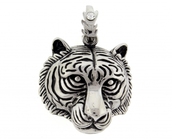 DIJE TIGRE DE ACERO INOXIDABLE 