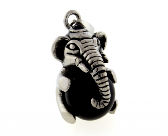DIJE ELEFANTE DE ACERO INOXIDABLE