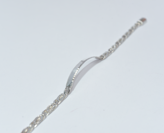 Esclava de plata de 15 cm