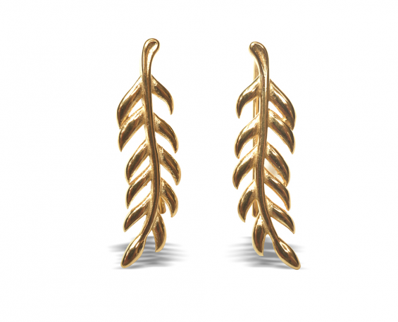 ARETES DE HOJA 