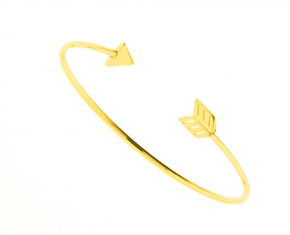 BRAZALETE DE FLECHA EN ACERO INOXIDABLE 