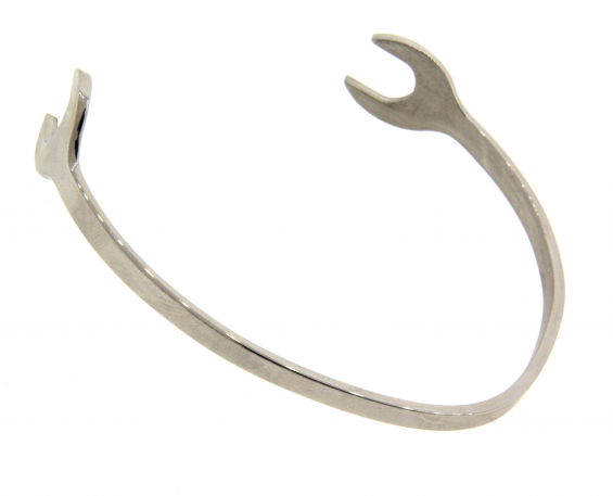BRAZALETE DE LLAVE EN ACERO INOXIDABLE