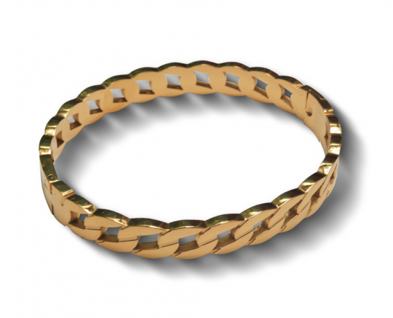 Brazalete cadena dorado 