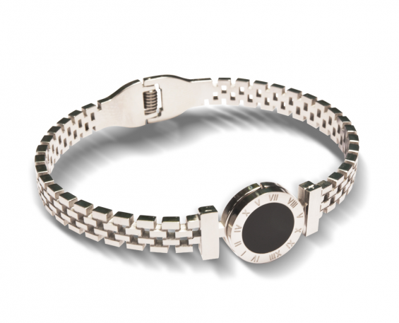 Pulsera números romanos plata