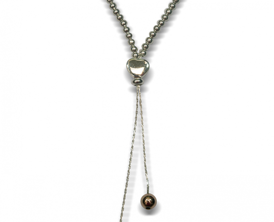 Collar ajustable corazón