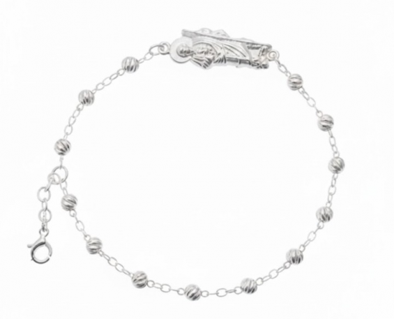  PULSERA DE PLATA CON SAN JUDAS TADEO