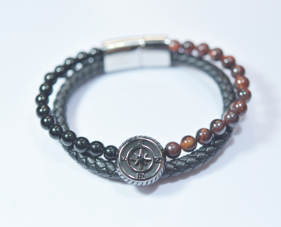PULSERA PARA CABALLERO PUNTOS CARDINALES