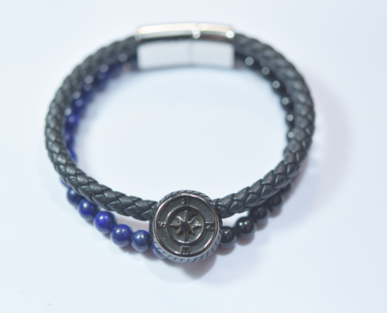PULSERA PARA CABALLERO PUNTOS CARDINALES