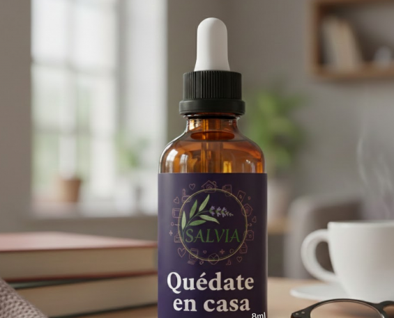 ESENCIA SALVIA 08 ML QUÉDATE EN CASA