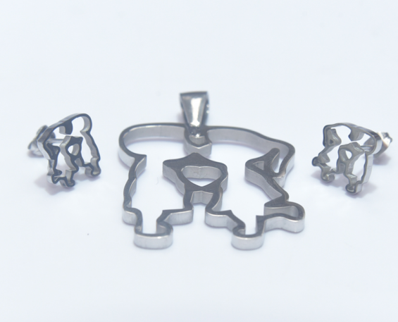 juego de acero inoxidable de novios 