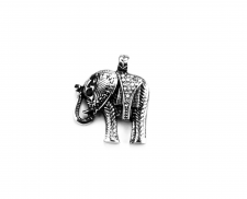 DIJE ELEFANTE DE ACERO INOXIDABLE