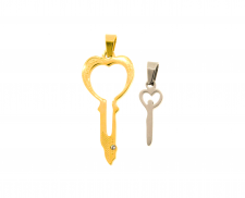 DIJE LLAVE DE ACERO INOXIDABLE