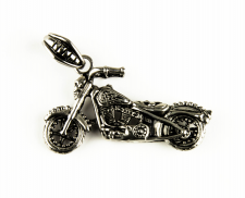 DIJE MOTOCICLETA DE ACERO INOXIDABLE