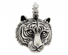 DIJE TIGRE DE ACERO INOXIDABLE 