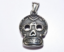 DIJE CALAVERA DE ACERO INOXIDABLE