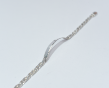 Esclava de plata de 15 cm