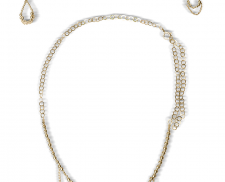 JUEGO COLLAR CON ARETES CON DECORACIÓN 