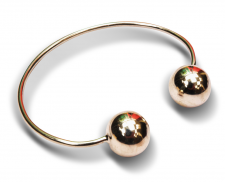 Brazalete plata omega
