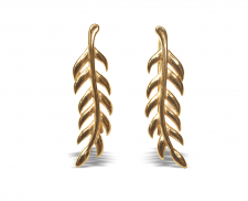 ARETES DE HOJA 