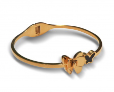Brazalete mariposa dorado 