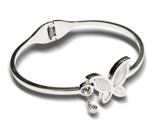 Pulsera mariposa plata