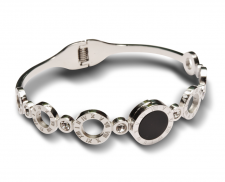 Pulsera números romanos plateado