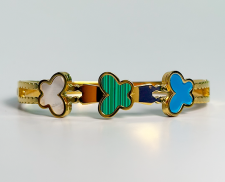 BRAZALETE DE ACERO INOXIDABLE DE MARIPOSAS