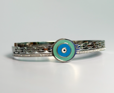 BRAZALETE DE ACERO INOXIDABLE DE OJO TURCO