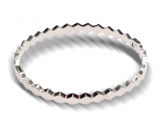 Brazalete rombos plateado 