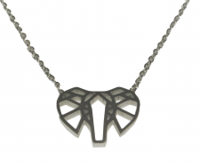 COLLAR ELEFANTE DE ACERO INOXIDABLE 