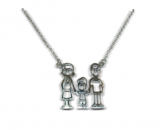 Collar familia niño