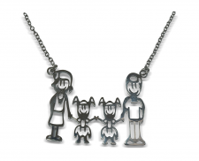 Collar Familia niñas