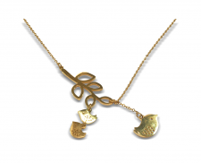 Collar Pájaros Dorados