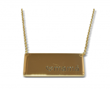 Collar Mamá dorado-G