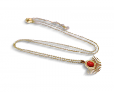 COLLAR CON DIJE ROJO