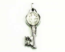LLAVE SAN BENITO GRANDE DE ACERO INOXIDABLE