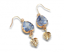 aretes fantasia gris marmoleado