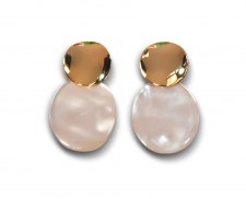 aretes circulos ondeados arriba y abajo 