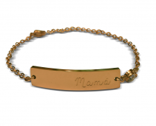 Pulsera Mamá dorada