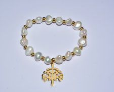 PULSERA CON CONCHA DE ÁRBOL DE LA VIDA 