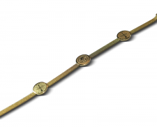 PULSERA DORADA SAN BENITO