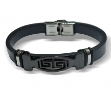PULSERA DE PIEL GRECA