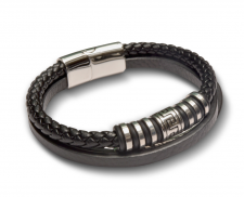 Pulsera con incrustaciones grecas 