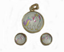 JUEGO DE ACERO INOXIDABLE UNICORNIO